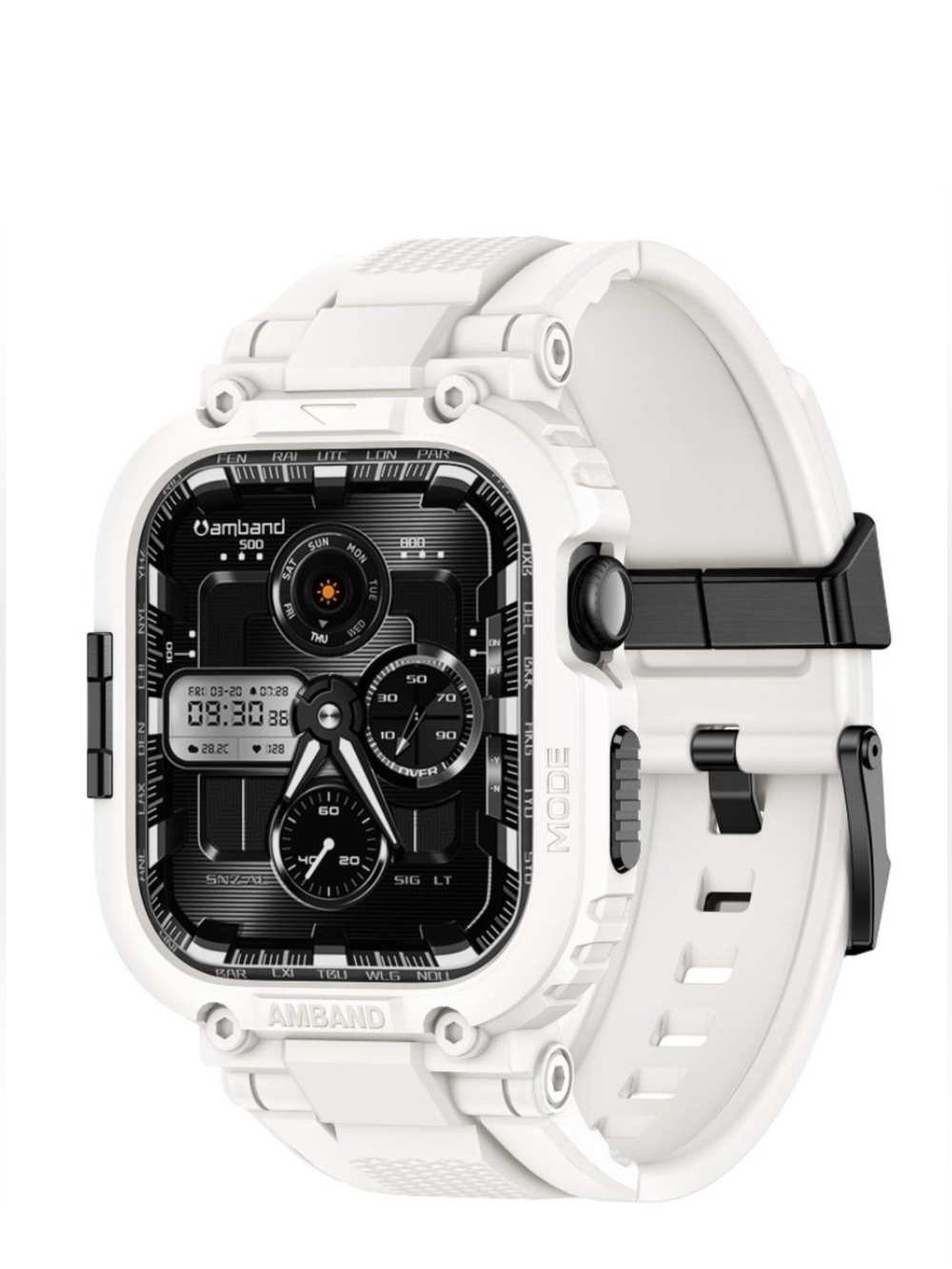 Smartwatch Band M1 Sport Rugged Tactical - Series 11,10 Size 42mm MEN WOMEN